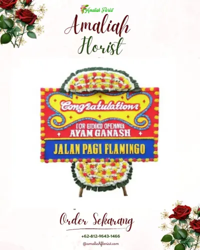 Bunga Papan Congratulation di Warungboto